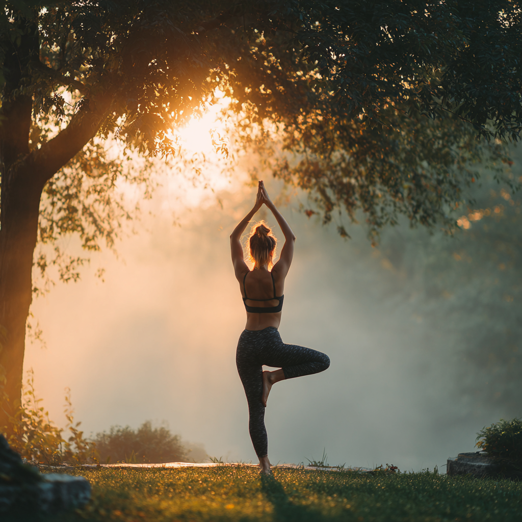 Skupina lidí praktikující yoga v krásném studiu
